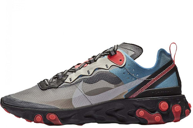 Nike React Element 87 Black/Chilli Red – Crephut
