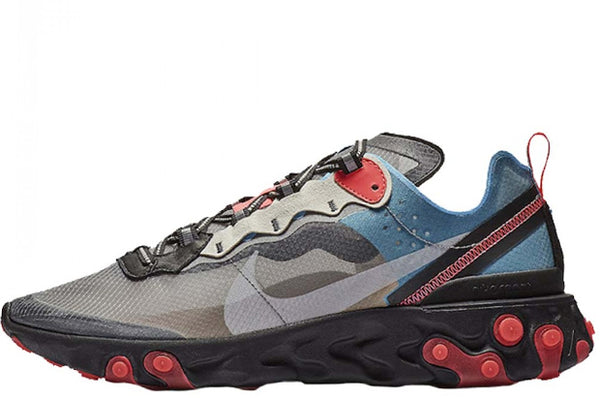 Nike React Element 87 Black/Chilli Red