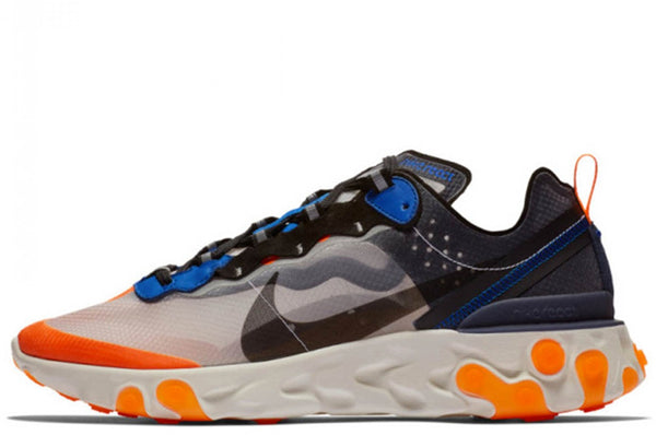 Nike React Element 87 Blue Orange