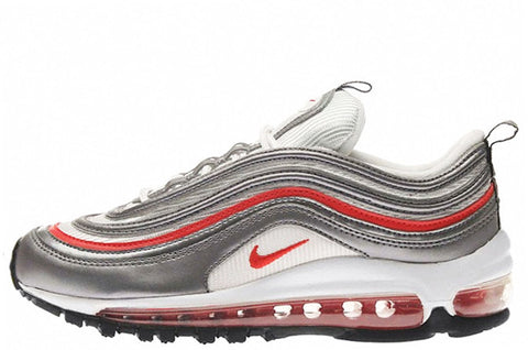 Nike Air Max 97 GS Metallic Silver/Chilling Red