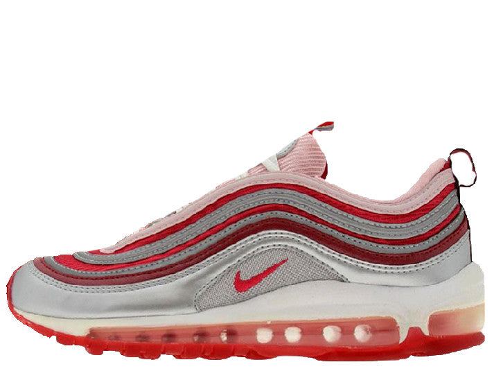 Running Shoes Nike Air Max Silver Rosa Nike Air Max 97 GS Metallic