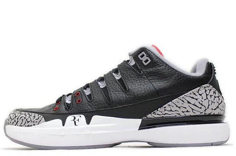 Nike Zoom Vapour Air Jordan 3 ' Black Cement '