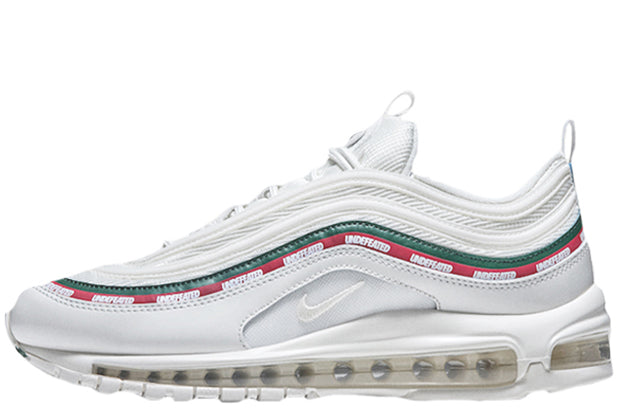 green undefeated air max 97